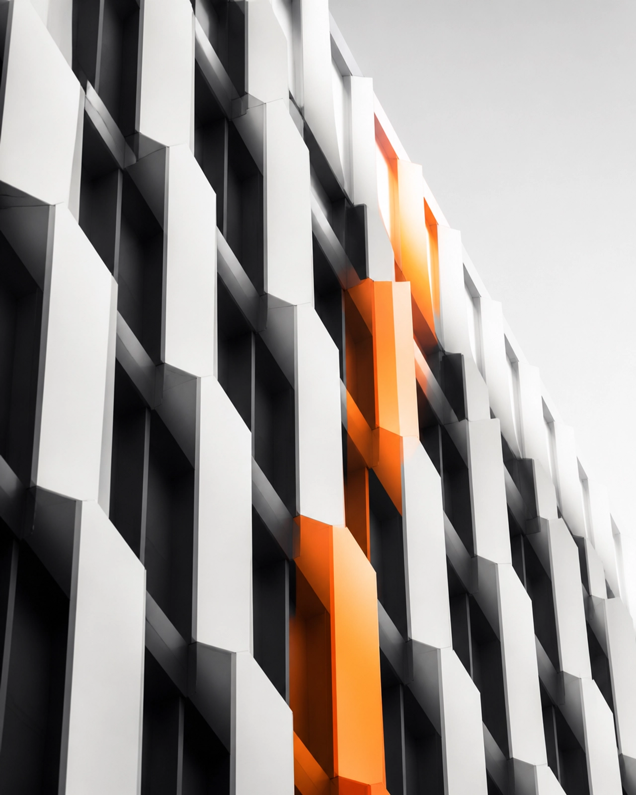 Abstract geometric structure representing the complexity of enterprise software solutions